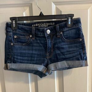 Size 4 American Eagle Dark Wash Shorts
